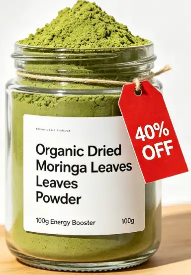 Organic Dried Moringa Leaves Powder 100g Energy Booster, 40% OFF Organic Dried Moringa Leaves Powder 100g Energy Booster, 40% OFF