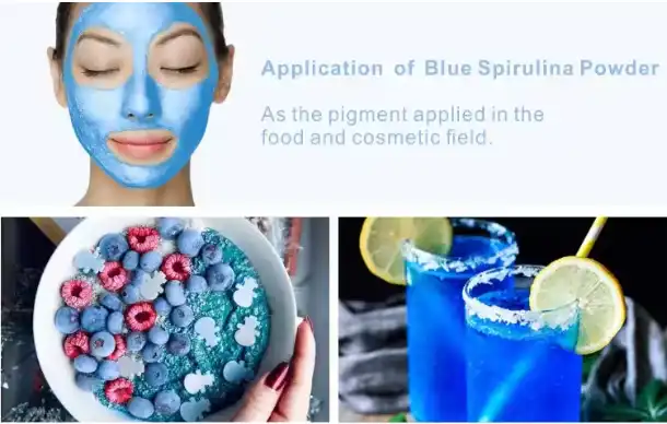 Organic Blue Spirulina Powder - Food Grade Phycocyanin E6 Organic Blue Spirulina Powder - Food Grade Phycocyanin E6