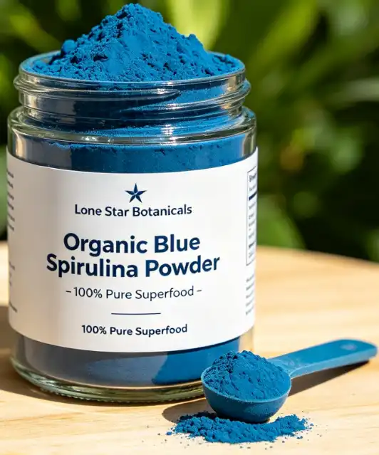 Lone Star Botanicals Organic Blue Spirulina Powder - 100% Pure Superfood,  India | Ubuy