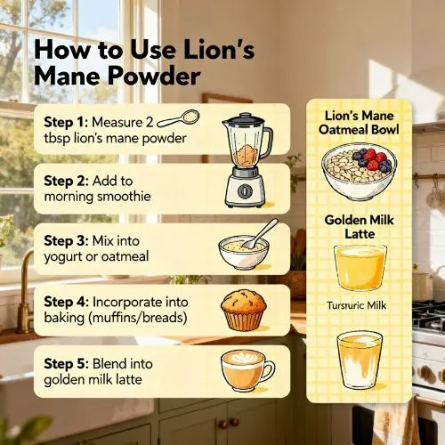lions mane how to use