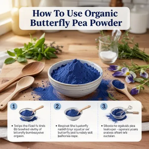 How to Use Organic Butterfly Pea Powder