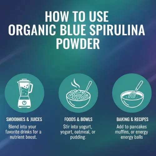 How to Use Organic Blue Spirulina Powder How to Use Organic Blue Spirulina Powder