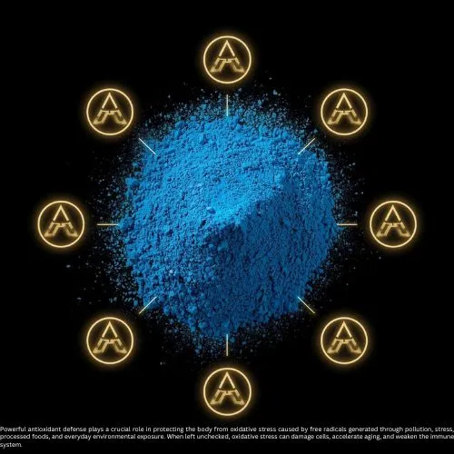 Powerful antioxidant defense plays a crucial role in protecting the body from oxidative stress caused by free radicals generated through pollution, stress, processed foods, and everyday environmen