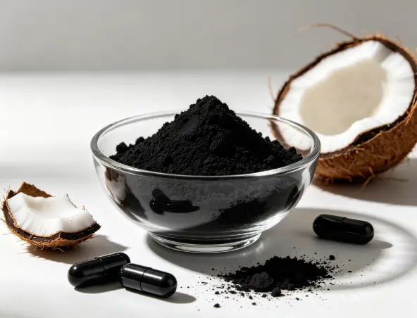 Solaraiche pùdar gual-fhiodha gnìomhaichte