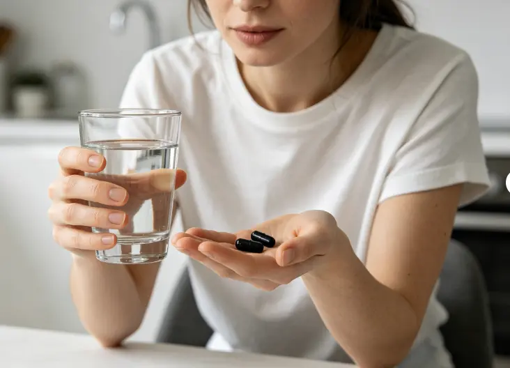 Solaraiche pùdar gual-fhiodha gnìomhaichte