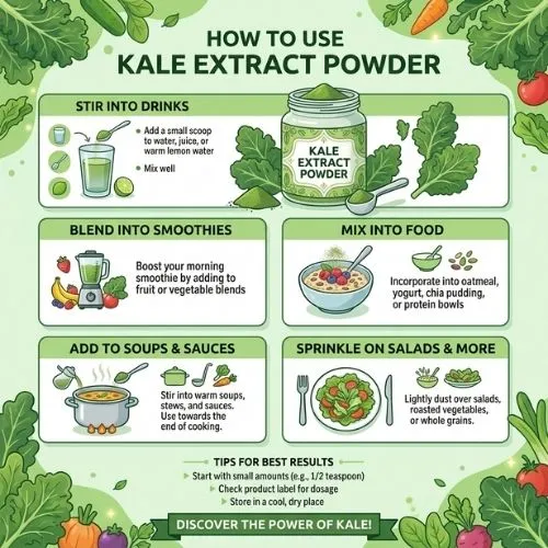 How to Use Kale Extract Powder How to Use Kale Extract Powder