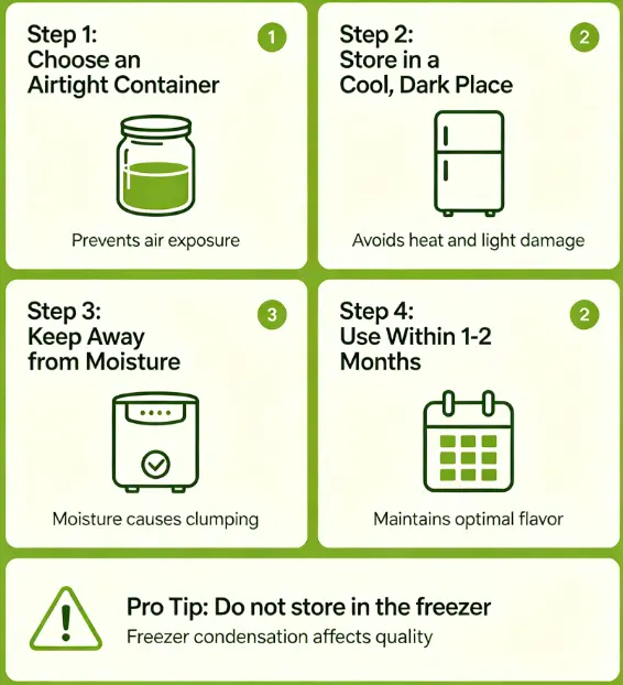 How to Properly Store Matcha: Freshness and Quality