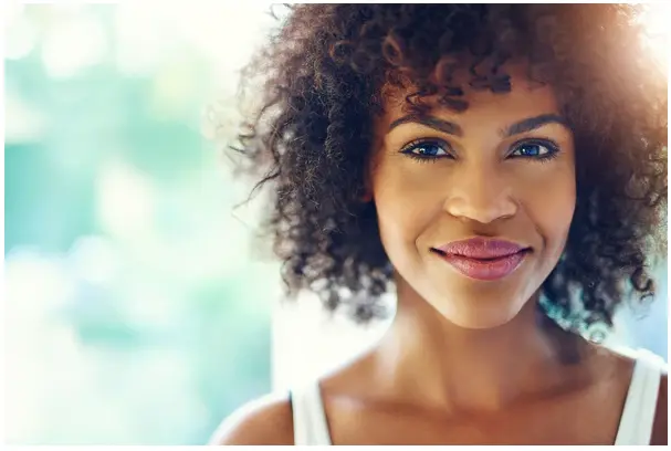 woman with healthy skin