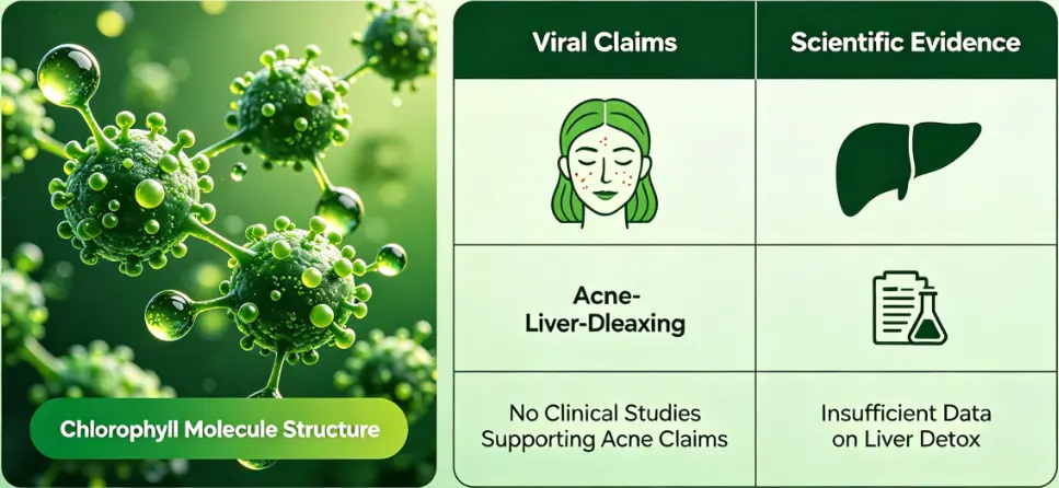 Chlorophyll water can't clear your skin or detox your liver. But this  TikTok trend got one thing right