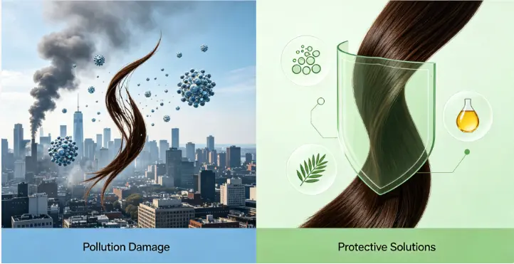 Environmental Stressors and Your Hair: How to Protect Against Pollutio – Hoppy Beauty Environmental Stressors and Your Hair: How to Protect Against Pollutio – Hoppy Beauty