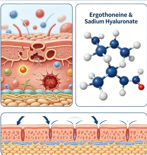 Ergothioneine–Sodium Hyaluronate Dressing: A Promising Approach for Protecting against Radiation-Induced Skin Injury | ACS Applied Materials & Interfaces Ergothioneine–Sodium Hyaluronate Dressing: A Promising Approach for Protecting against Radiation-Induced Skin Injury | ACS Applied Materials & Interfaces
