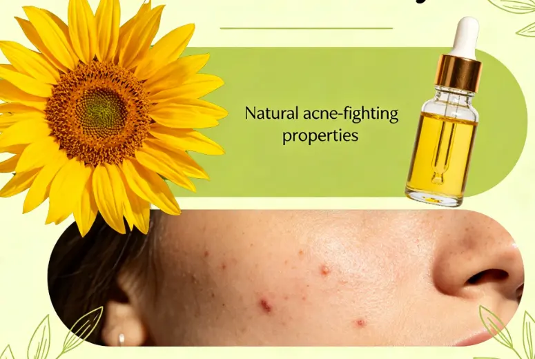 Sunflower Oil - Fight Acne Naturally - Fields Of Yarrow Sunflower Oil - Fight Acne Naturally - Fields Of Yarrow