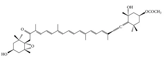 Fucoxanthin structure Fucoxanthin structure