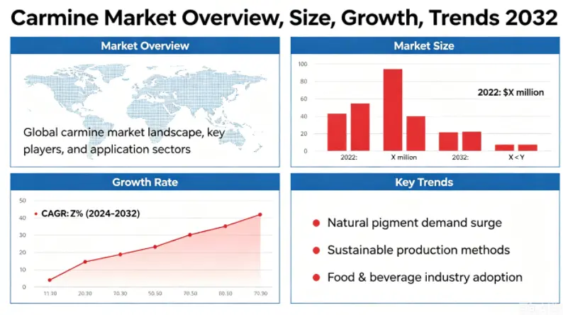 Carmine Market Overview, Size, Growth, Trends 2032 | MRFR