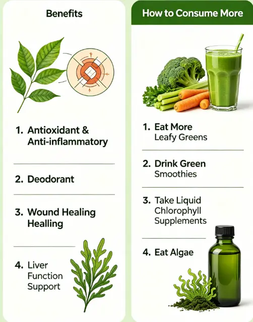 Proven benefits of chlorophyll and how to consume more Proven benefits of chlorophyll and how to consume more