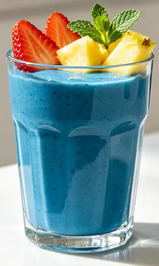 Blue Spirulina Smoothie - The Conscious Plant Kitchen Blue Spirulina Smoothie - The Conscious Plant Kitchen