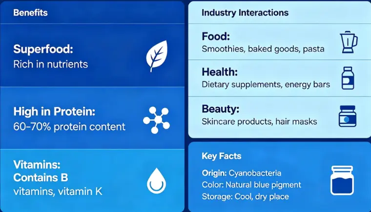 Blue Spirulina Powder Benefits and Application | Binmei Blue Spirulina Powder Benefits and Application | Binmei