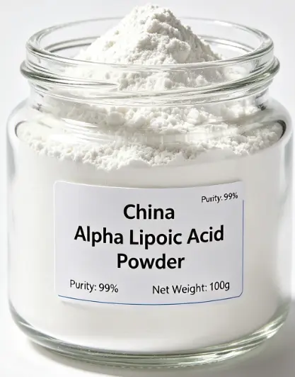 China Alpha Lipoic Acid Powder Manufacturers Suppliers - Alpha Lipoic Acid Powder in Stock China Alpha Lipoic Acid Powder Manufacturers Suppliers - Alpha Lipoic Acid Powder in Stock