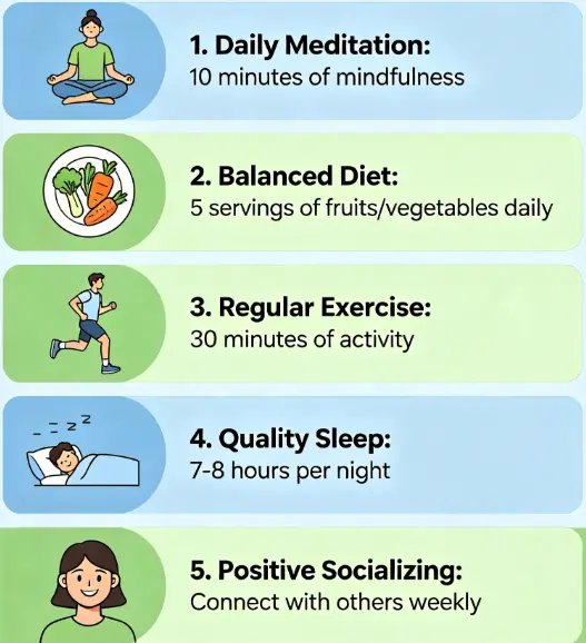 5 rules for healthy body and mind that you should follow – India TV