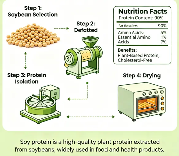 What is soy protein?