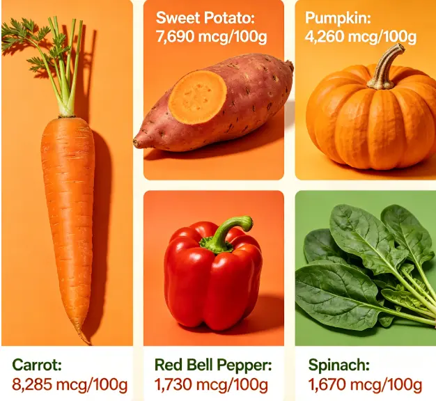The Foods Richest in Beta-Carotene | HSN