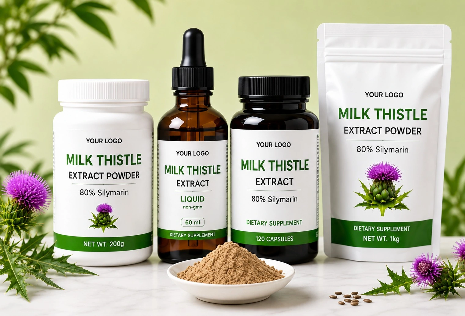 Milk thistle powder supplier