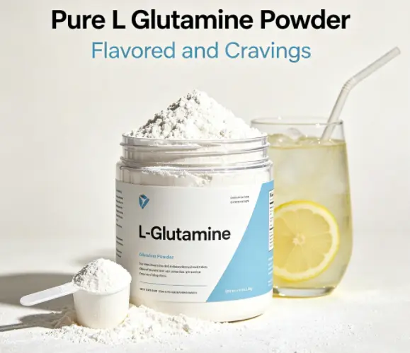 Pure L Glutamine Powder: Flavored and Cravings Pure L Glutamine Powder: Flavored and Cravings