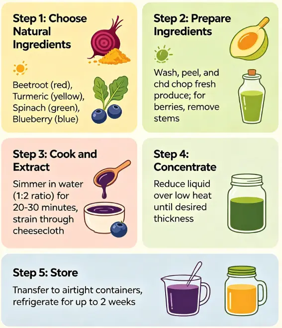 How to make 100% All natural food colour at home || Organic food colour  recipe || Meals ready - YouTube