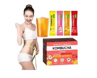 Saf Kombucha Pudrası - Sağlamlıq üçün Dərhal Çay Ekstraktları