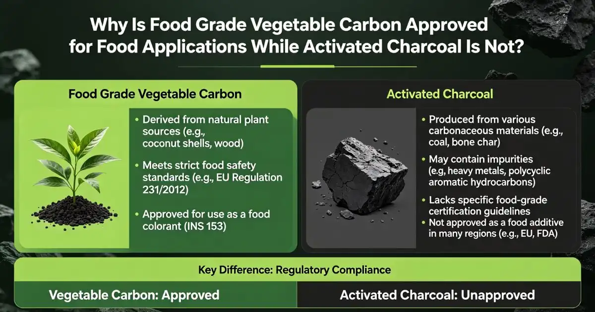 vegetable carbon approved