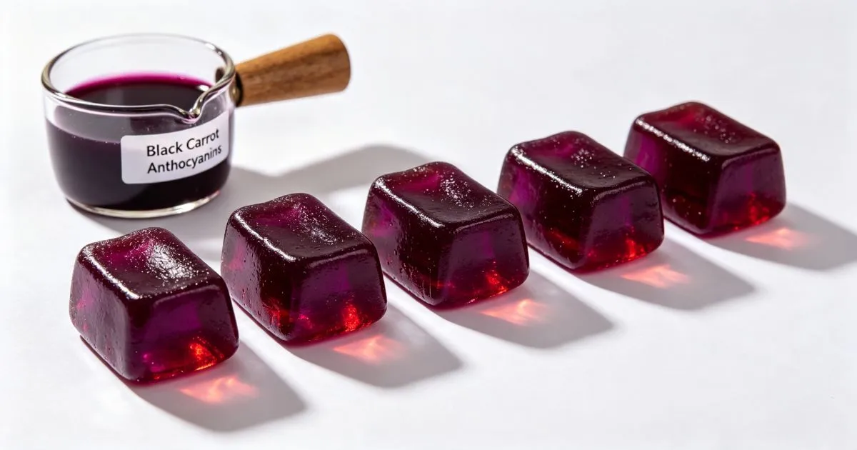 black carrot in candies