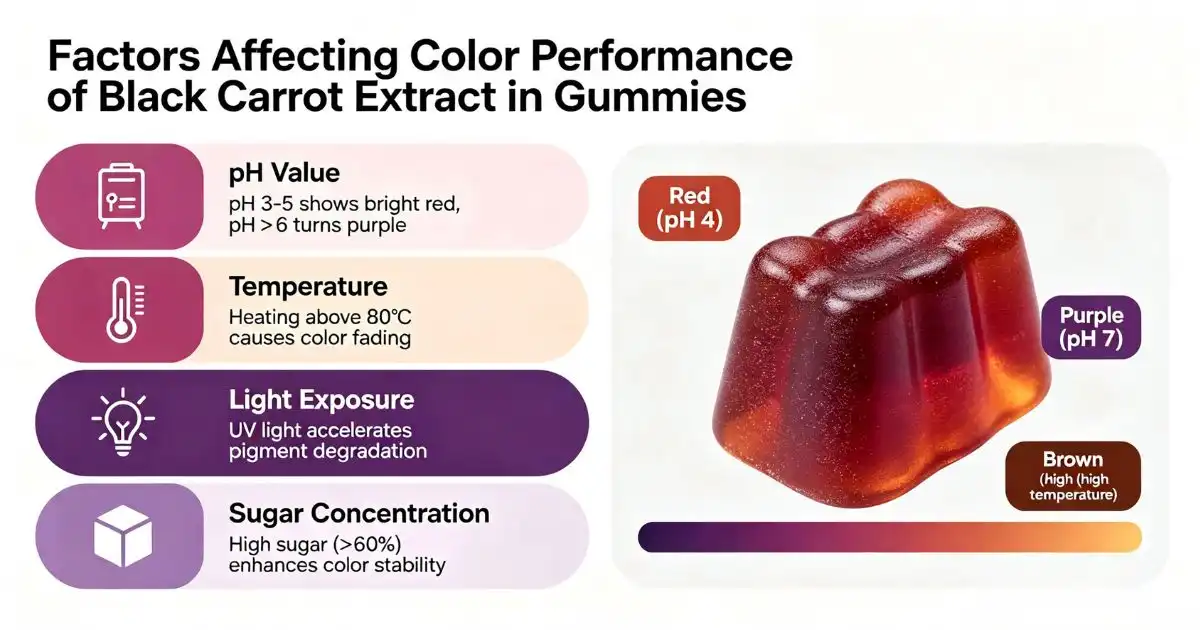 _black carrot extract factors