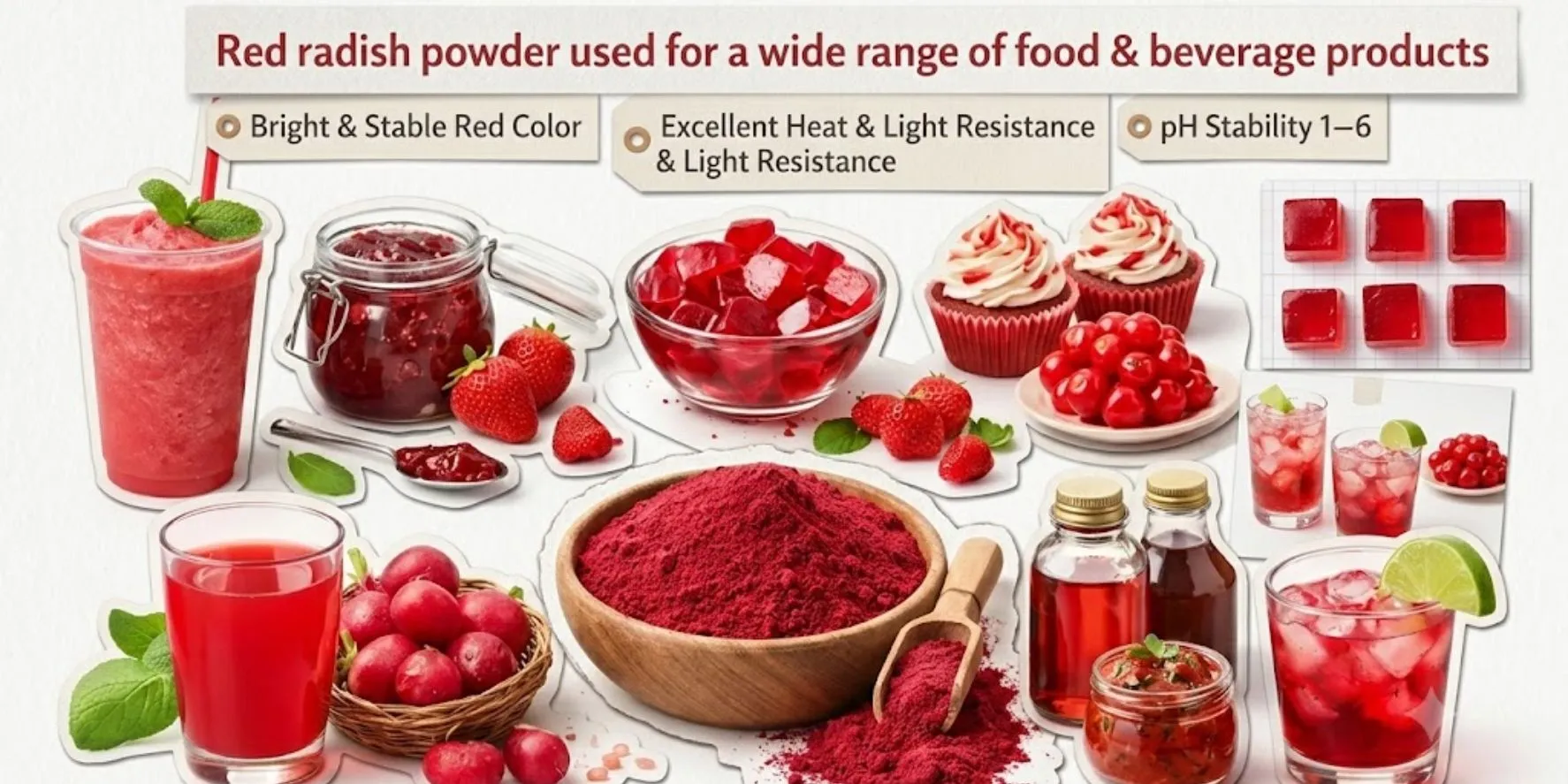 Radish red color E163, Anthocyanin supplier-YANGGE BIOTECH Radish red color E163, Anthocyanin supplier-YANGGE BIOTECH