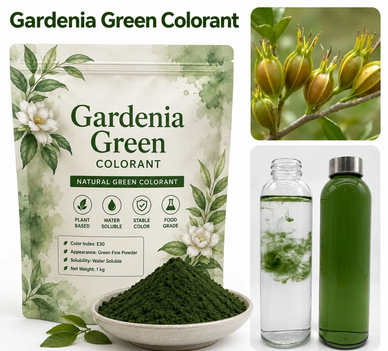 Gardenia Green colorant