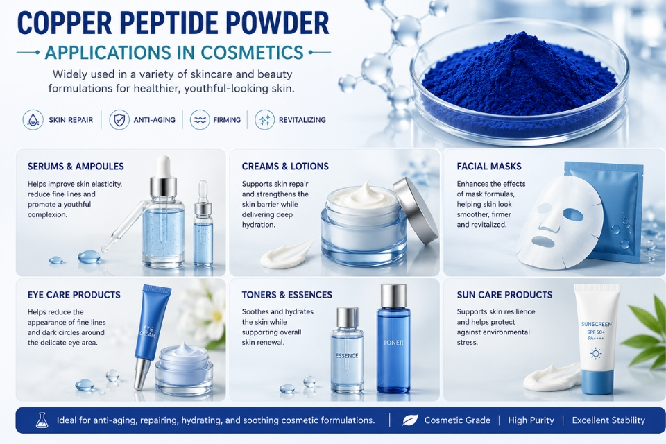 Copper Peptide Powder applications-YANGGEBIOTECH Copper Peptide Powder applications-YANGGEBIOTECH